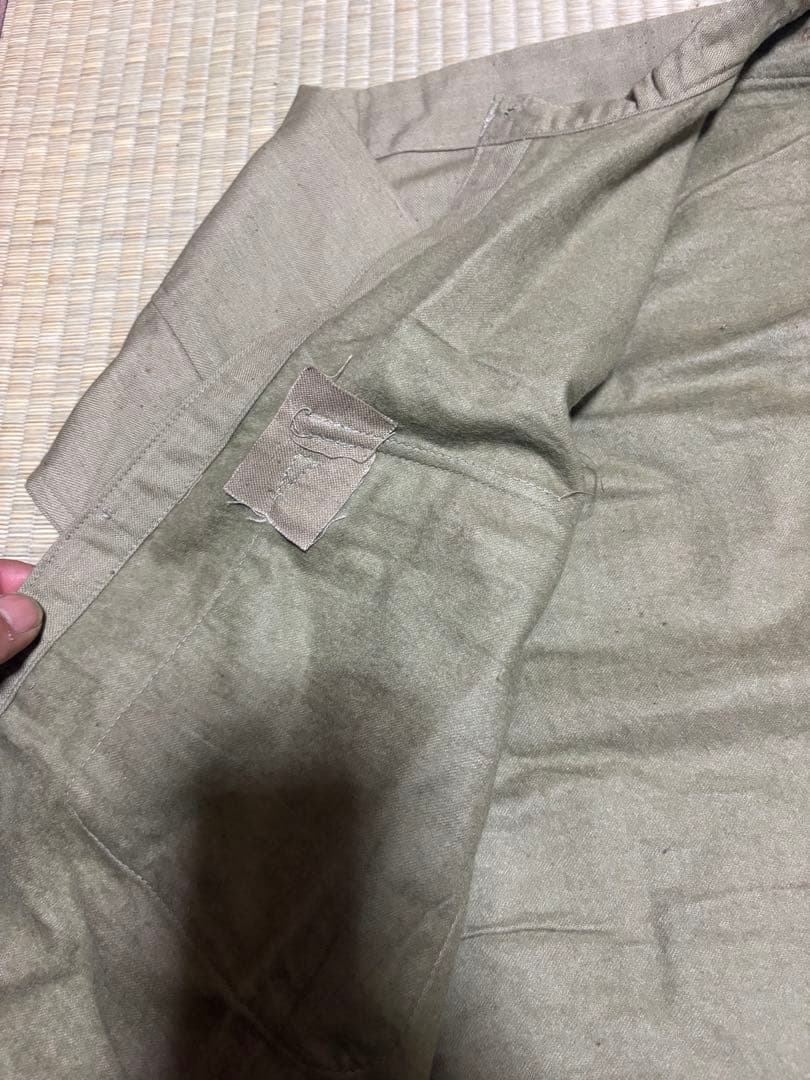【美品】旧日本陸軍　丸首襟シャツ【昭和15年製】