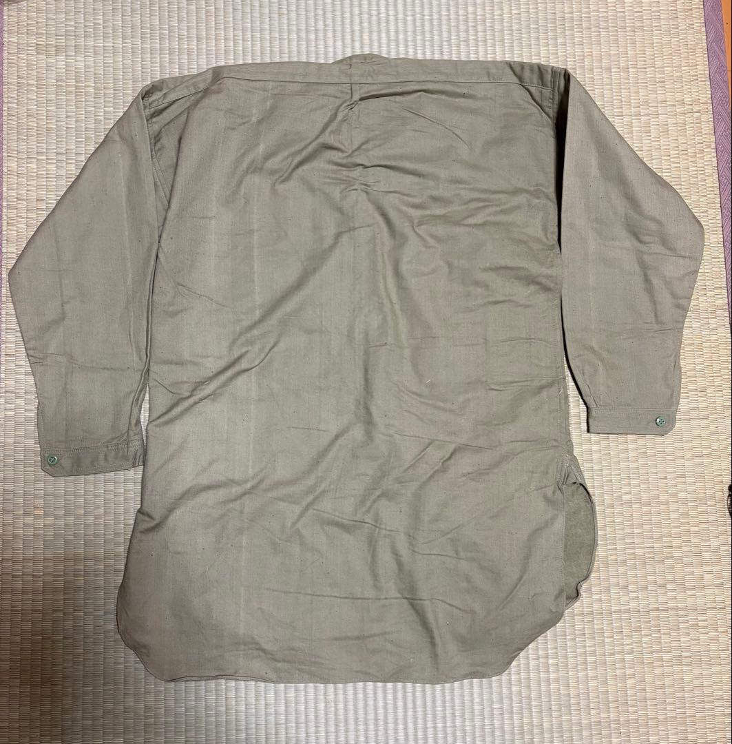 【美品】旧日本陸軍　丸首襟シャツ【昭和15年製】