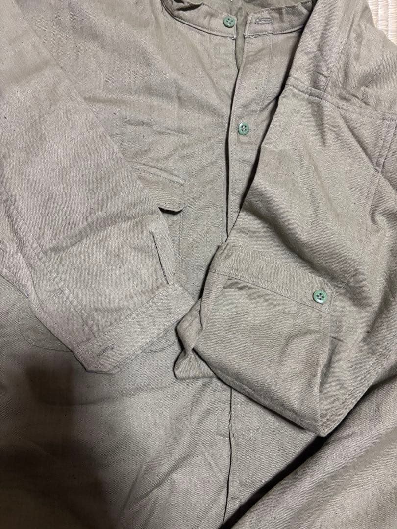 【美品】旧日本陸軍　丸首襟シャツ【昭和15年製】