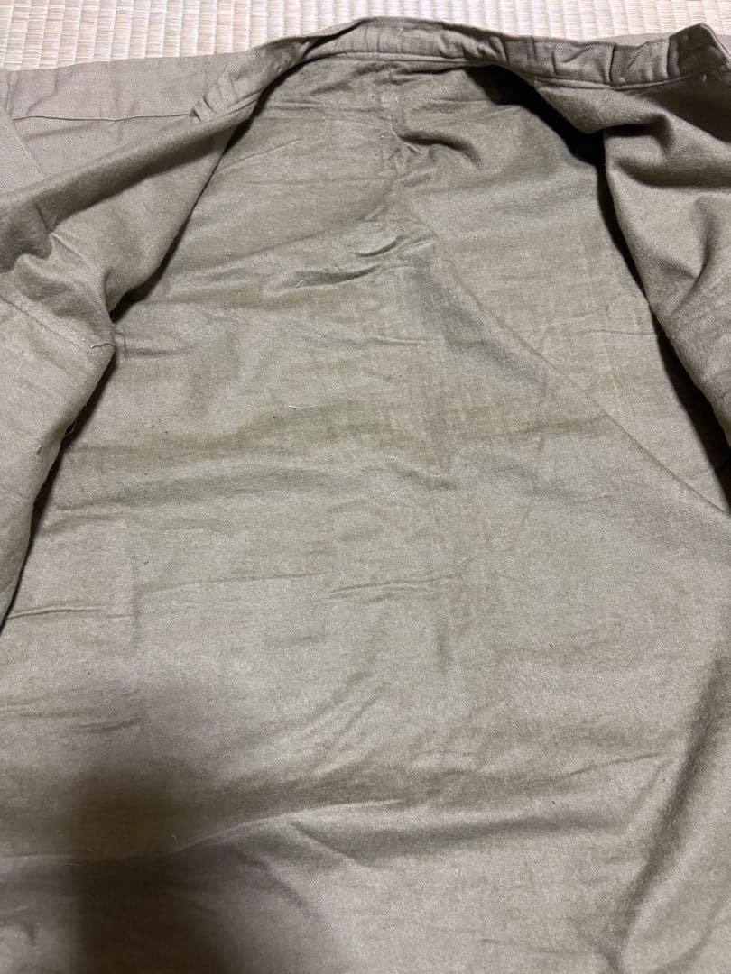 【美品】旧日本陸軍　丸首襟シャツ【昭和15年製】