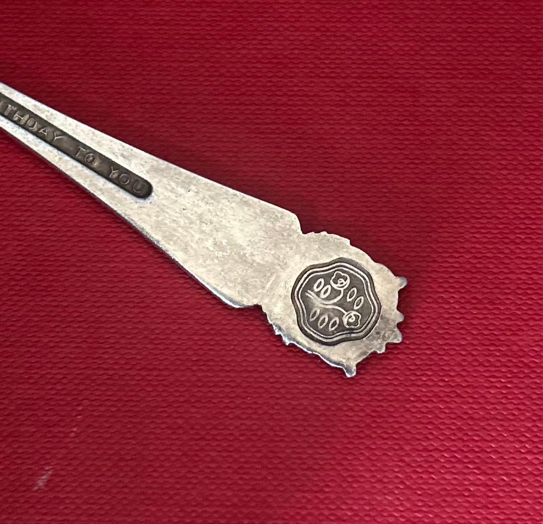 【SILVER】資生堂 永年勤続記念マーク入りスプーン