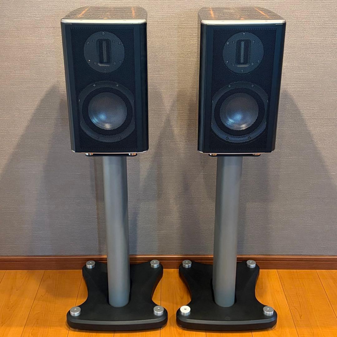 ②右側 MONITOR AUDIO スピーカー PL100 専用スタンドセット