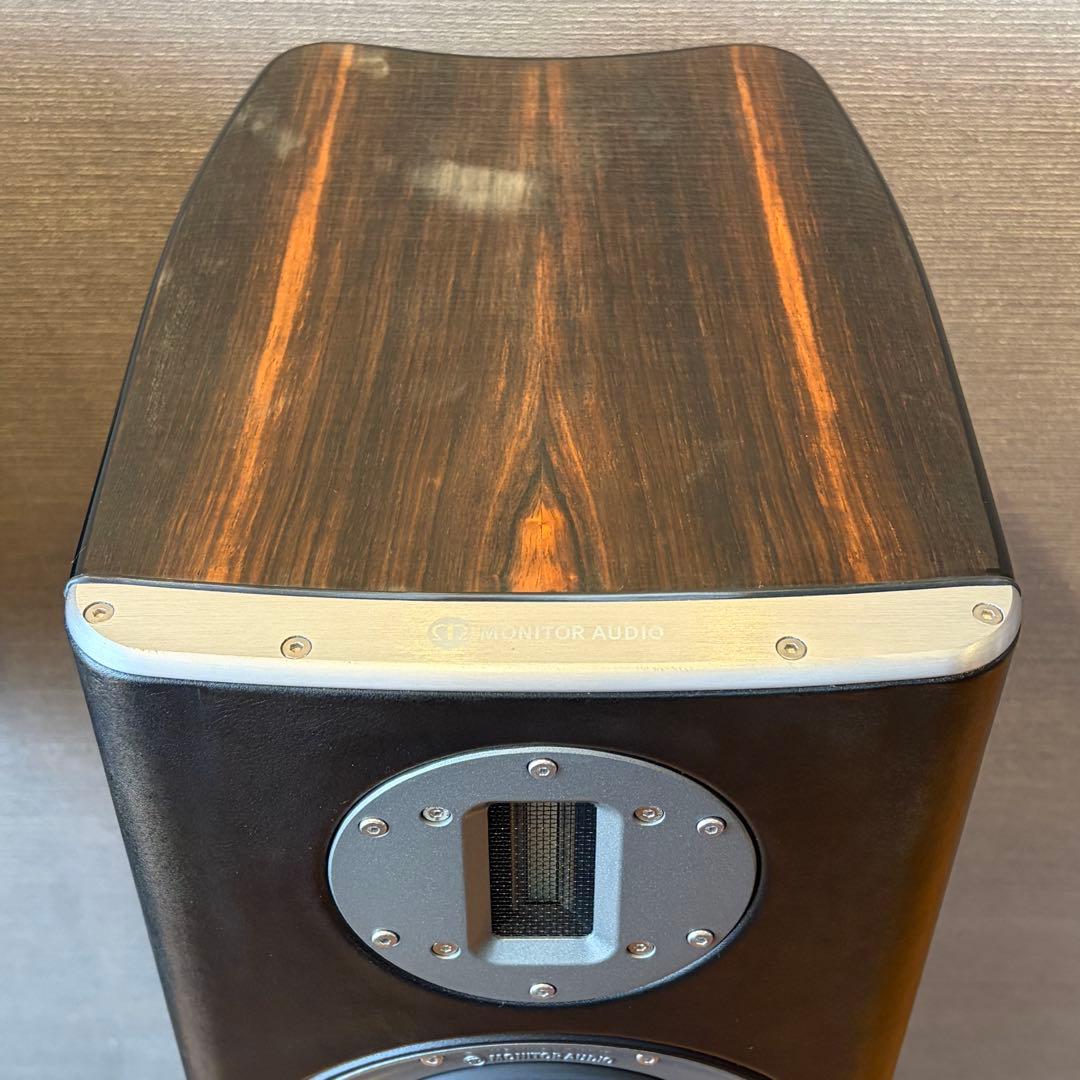 ②右側 MONITOR AUDIO スピーカー PL100 専用スタンドセット