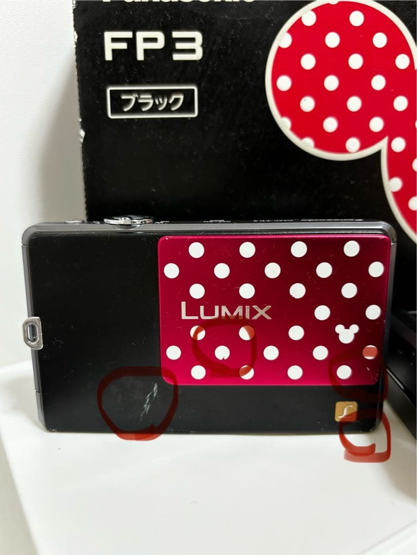 【稼働品】Disney デジカメ　LUMIX ミッキー
