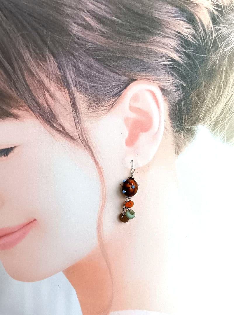 9291 ブラウン Javaビーズ パーツ