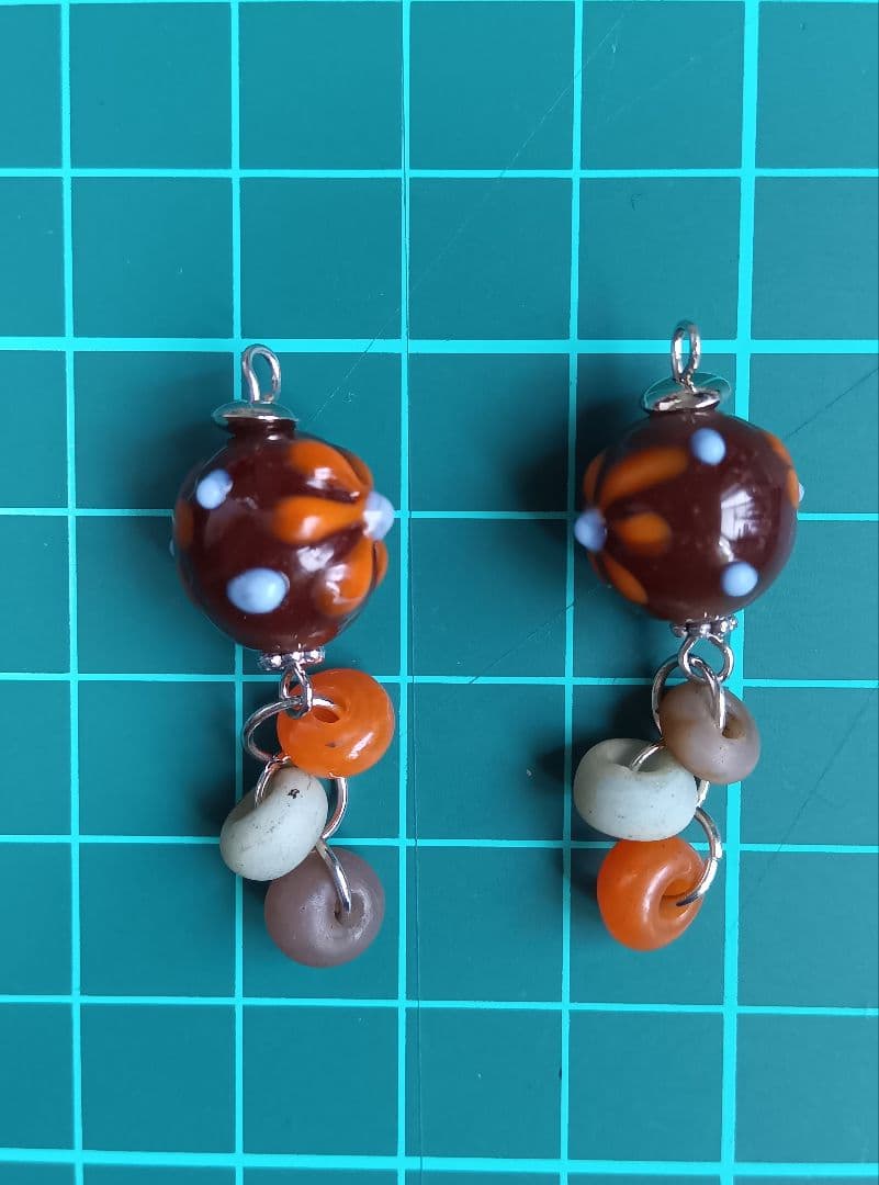 9291 ブラウン Javaビーズ パーツ