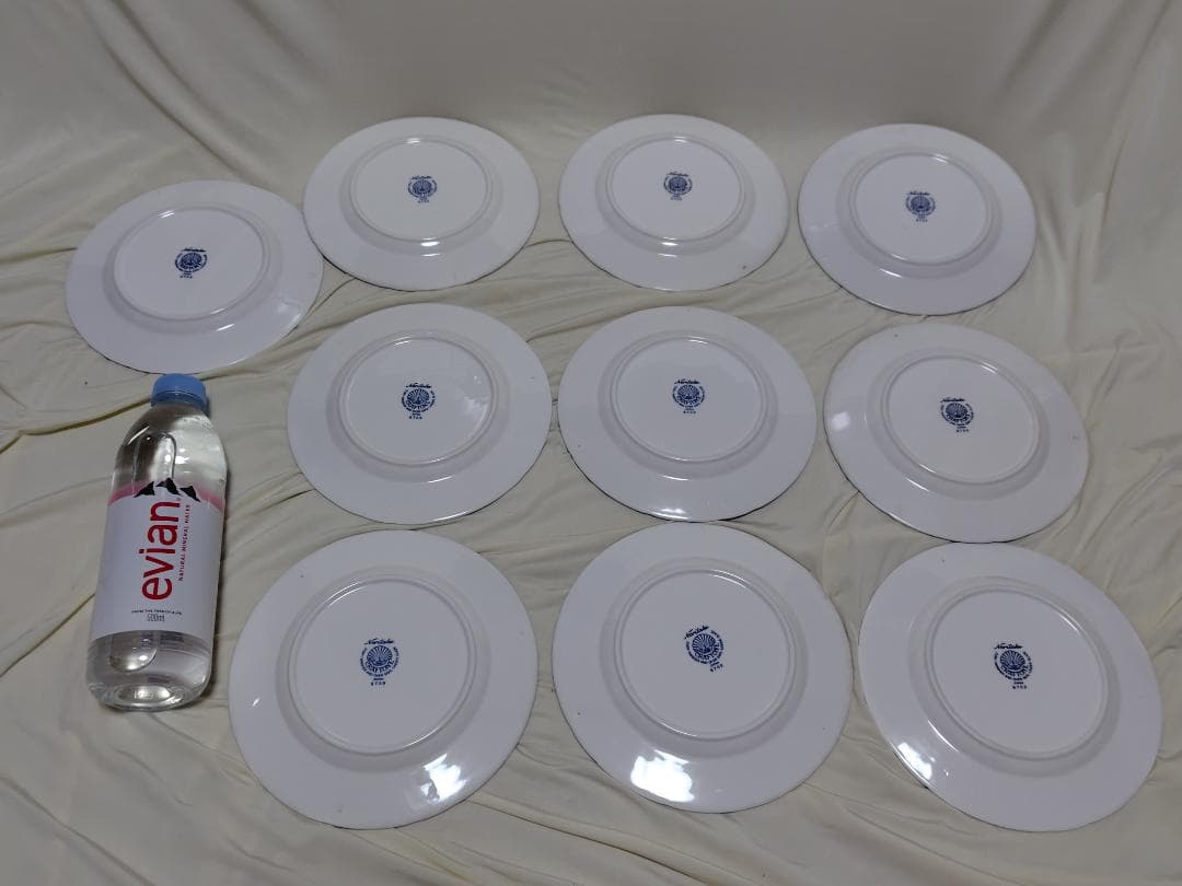 服*介様 廃盤品 中古 ノリタケ クラフトーンシリーズ 平皿 10枚まとめて 0