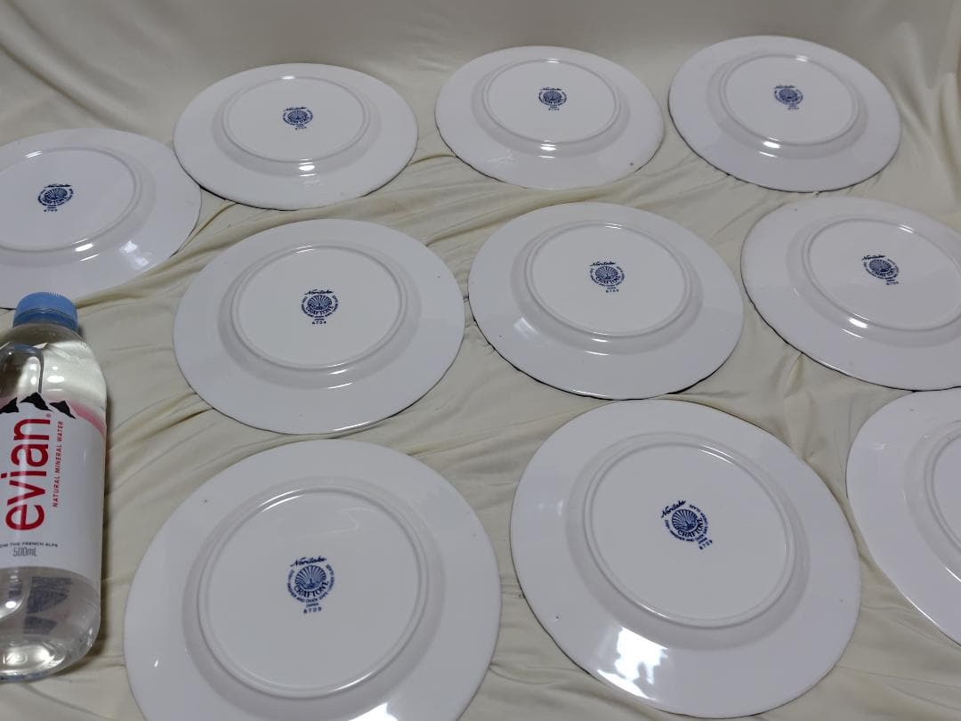 服*介様 廃盤品 中古 ノリタケ クラフトーンシリーズ 平皿 10枚まとめて 0