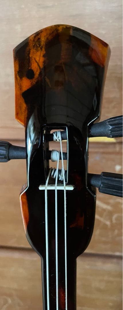 とても綺麗　クルチ　沖縄本島黒木　マカビ型　沖縄三線　三味線　強化張