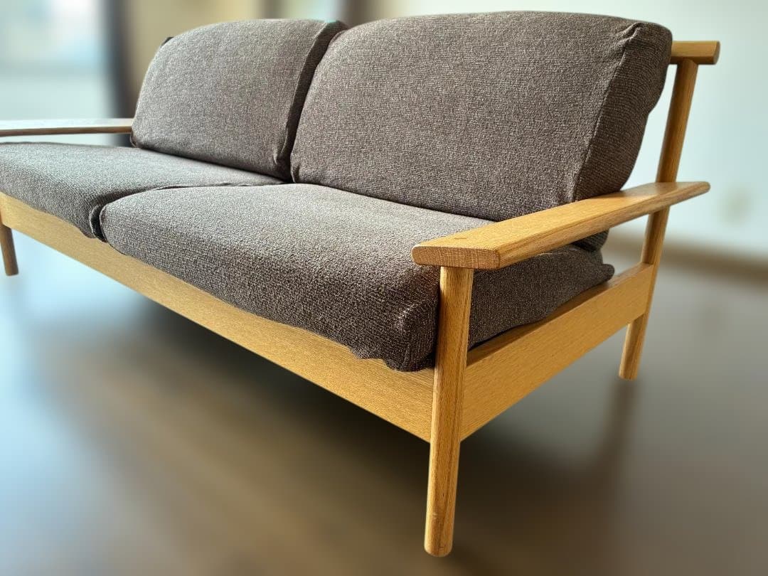 【4/10まで】柏木工 ビースタイル 3Pソファ★洗えるカバーリング★飛騨の家具