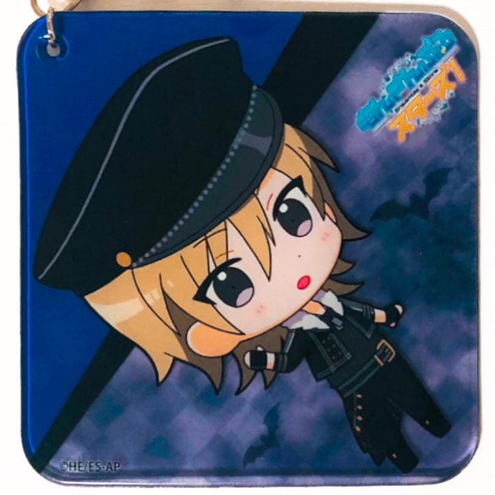 新品★あんスタ【羽風薫】カラオケの鉄人★ふにふにコースター型ストラップ