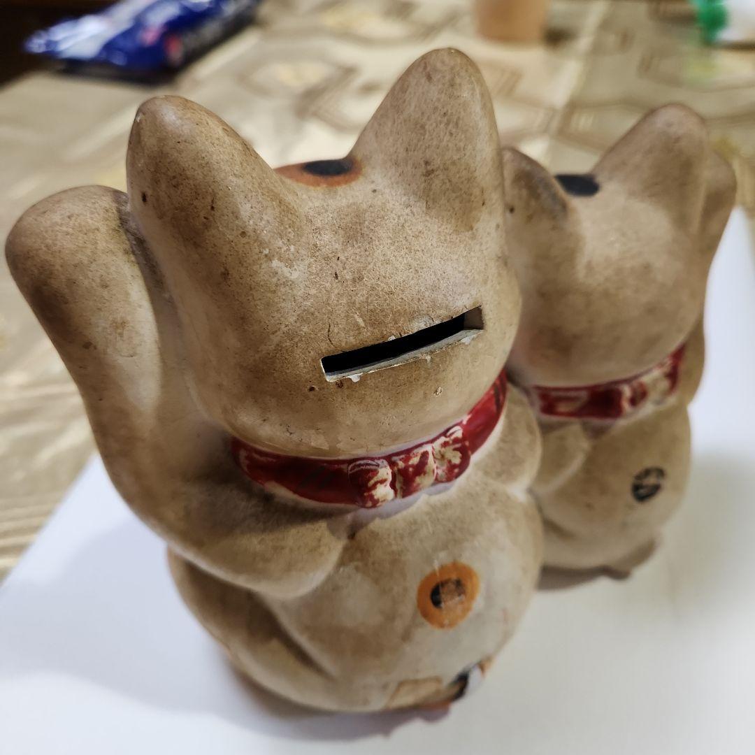 招き猫　夫婦猫