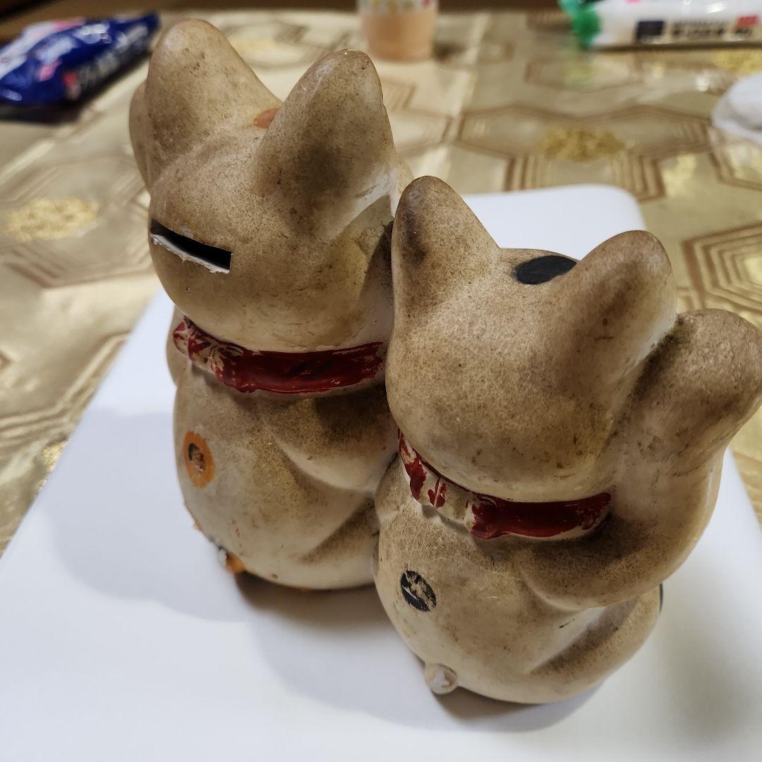 招き猫　夫婦猫