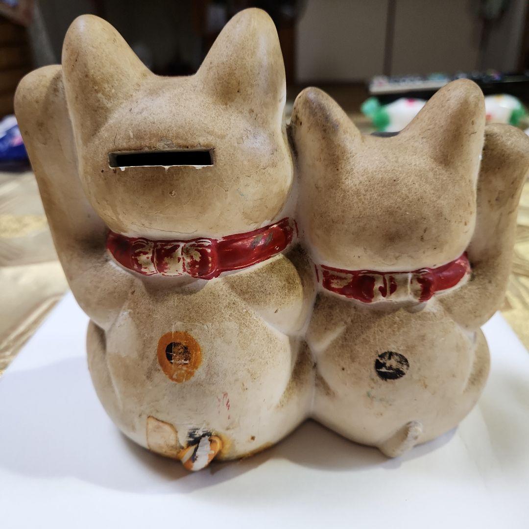 招き猫　夫婦猫