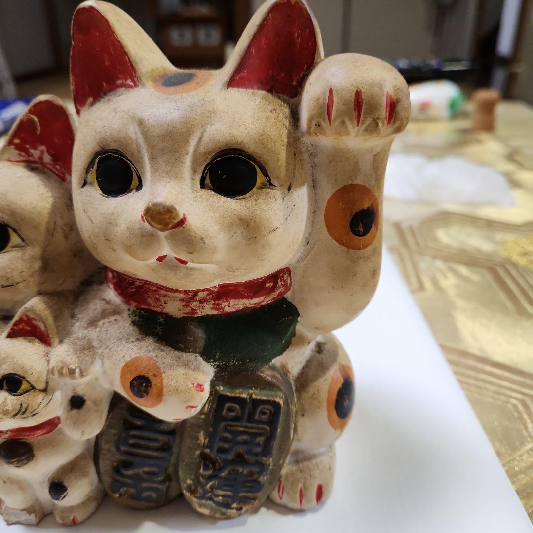 招き猫　夫婦猫
