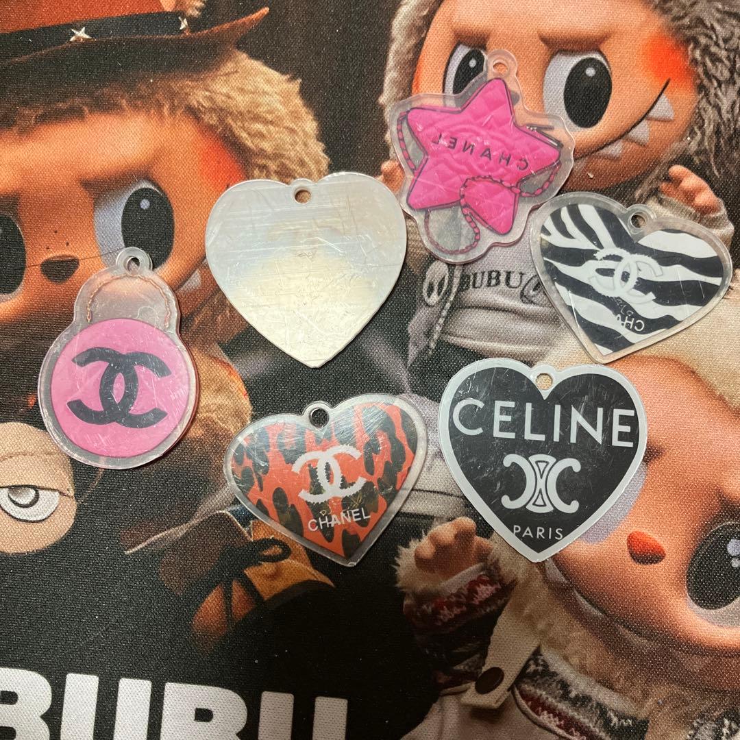 アクリルプレート チャーム ビーズ デコパ