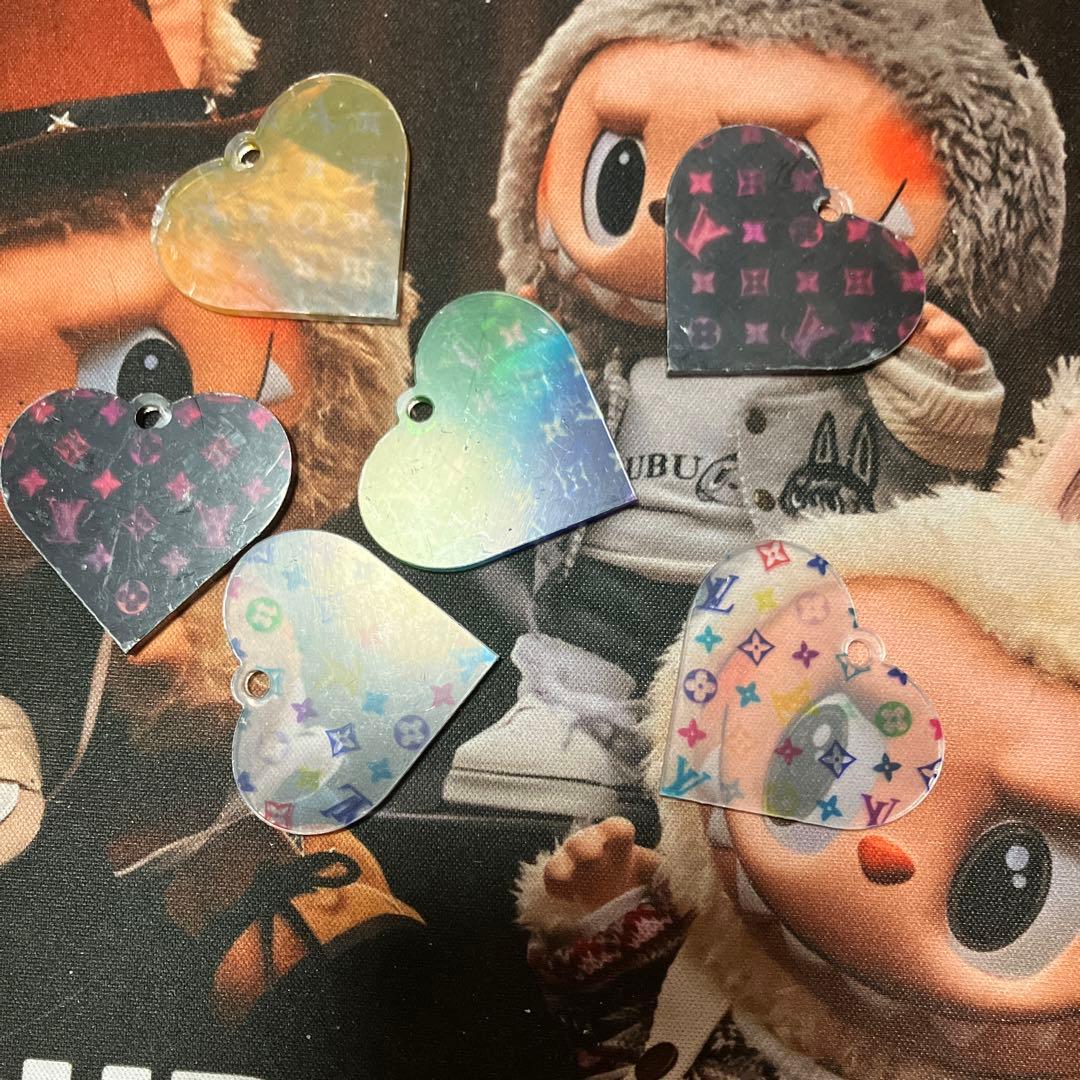 アクリルプレート チャーム ビーズ デコパ