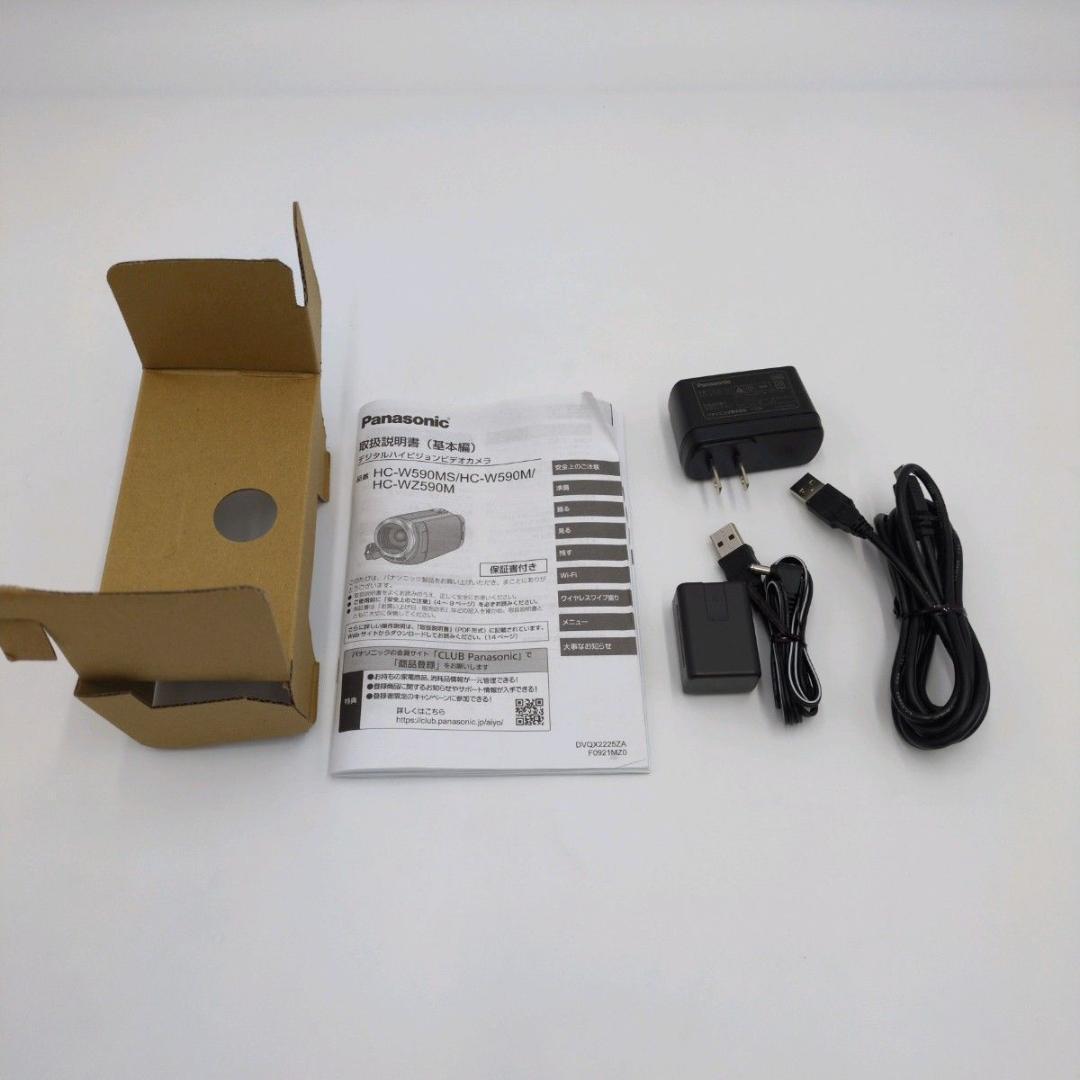 未使用級 Panasonic HC-W590MS ブラウン ビデオカメラ HD