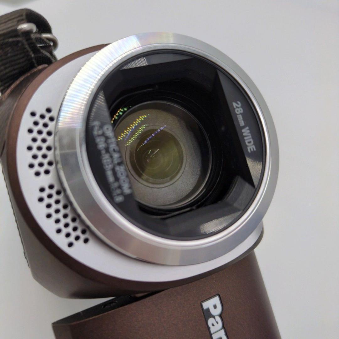 未使用級 Panasonic HC-W590MS ブラウン ビデオカメラ HD