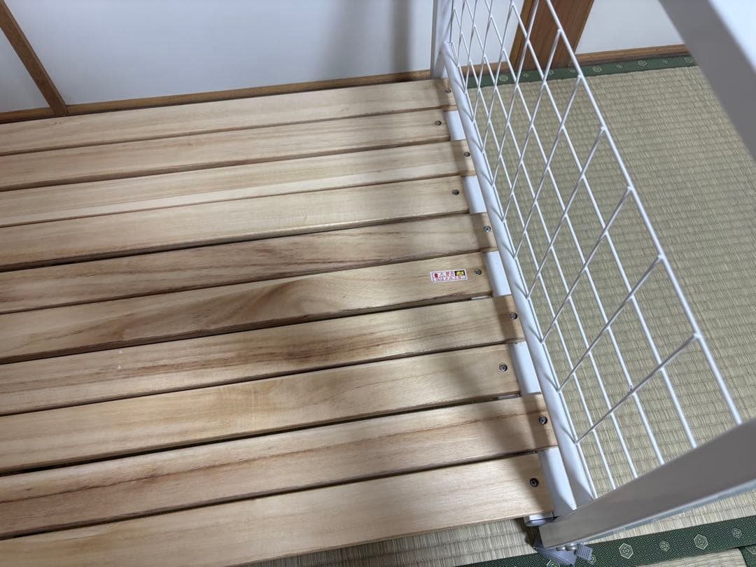 ニトリ キャスター付き伸縮布団収納ラック (WH)