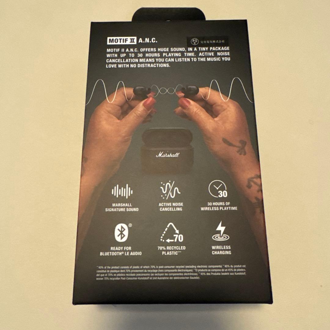 【新品未開封】Marshall MOTIF II A.N.C.ワイヤレスイヤホン