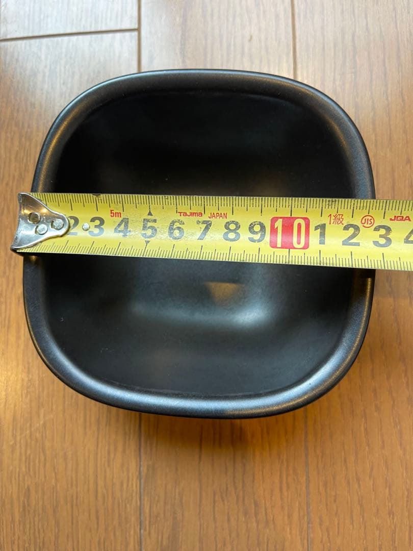 柳宗理セラミック　プレートL ボウルSセット　柳ー白黒シリーズ　傷有り