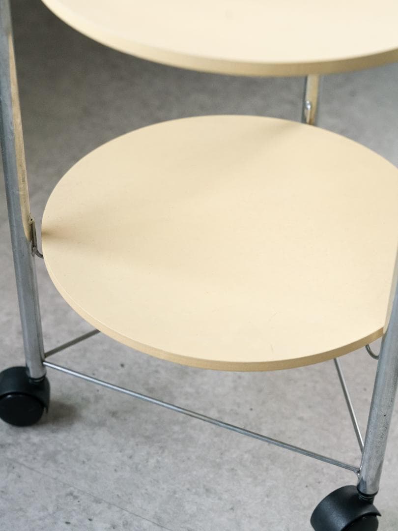 80s vintage ワゴンラック テーブル レトロポップ ポストモダン