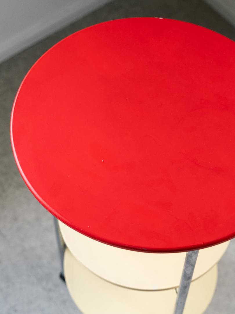 80s vintage ワゴンラック テーブル レトロポップ ポストモダン