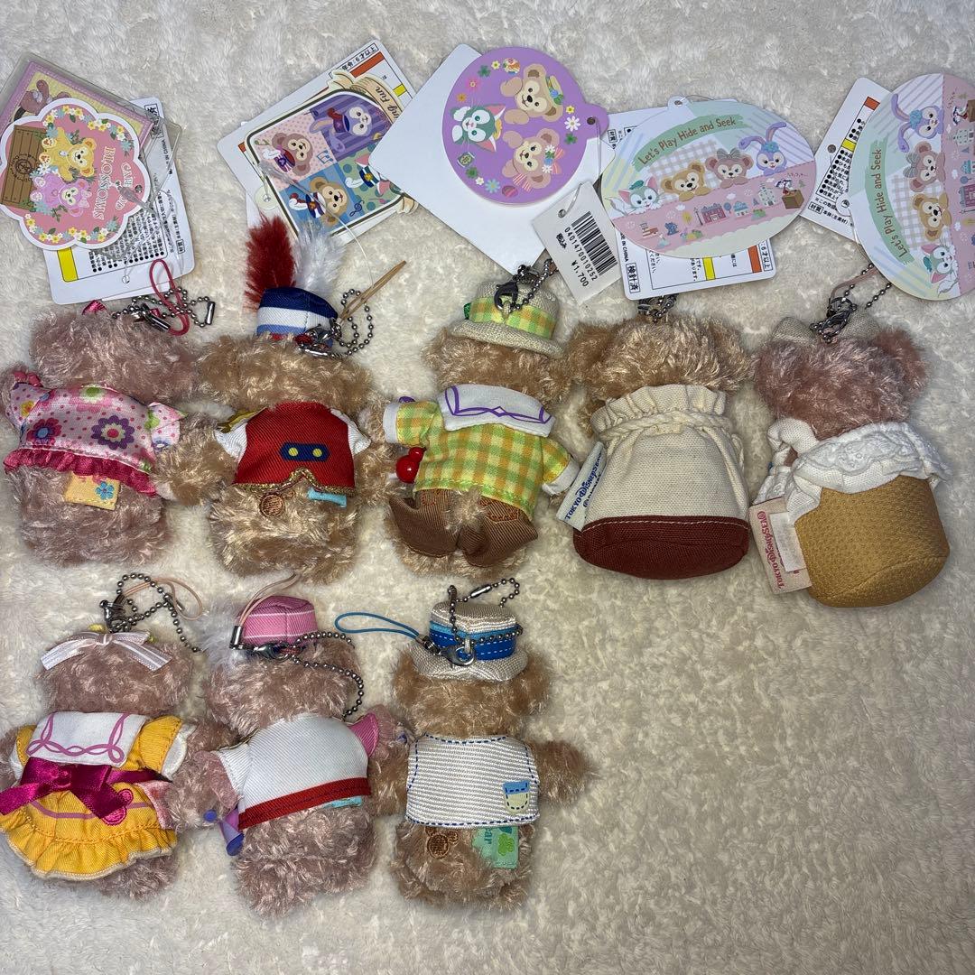 ダッフィー＆シェリーメイ 春デザイン ぬいぐるみストラップ 8体セット