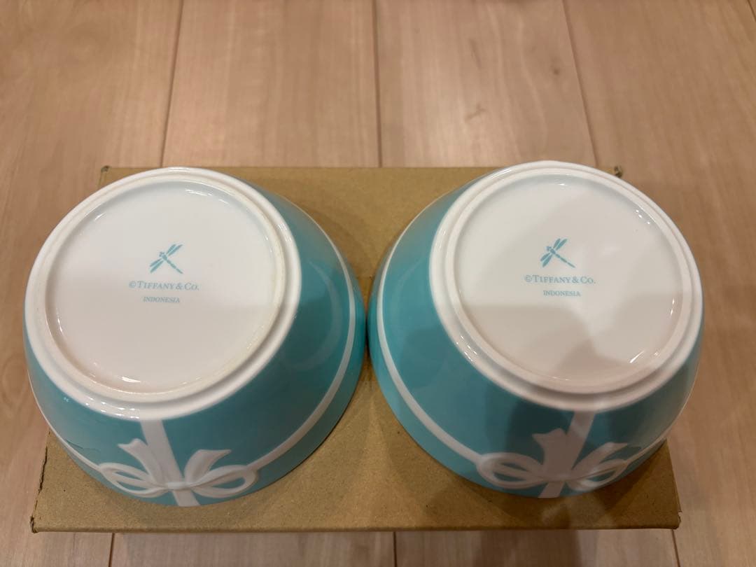 Tiffany & Co. ブルーリボン ボウル2個セット