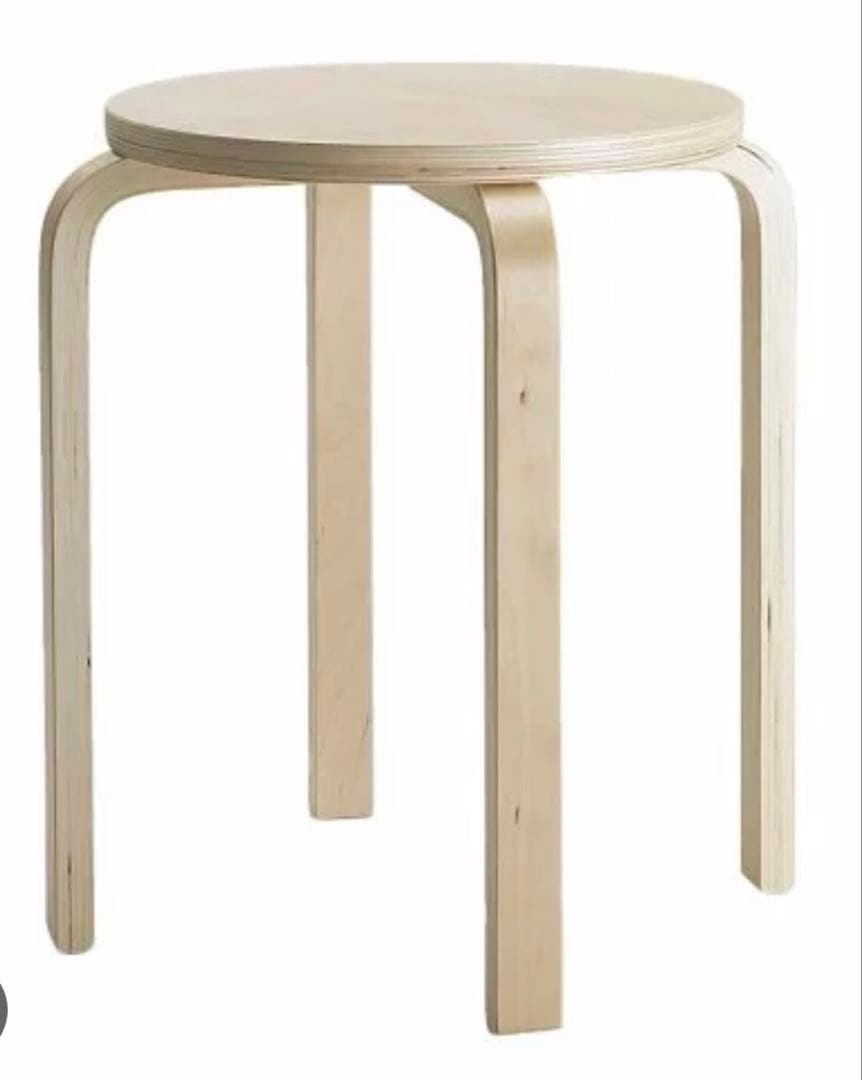 二脚セット　IKEA イケア スツール 椅子 フロスタ FROSTA 廃盤品