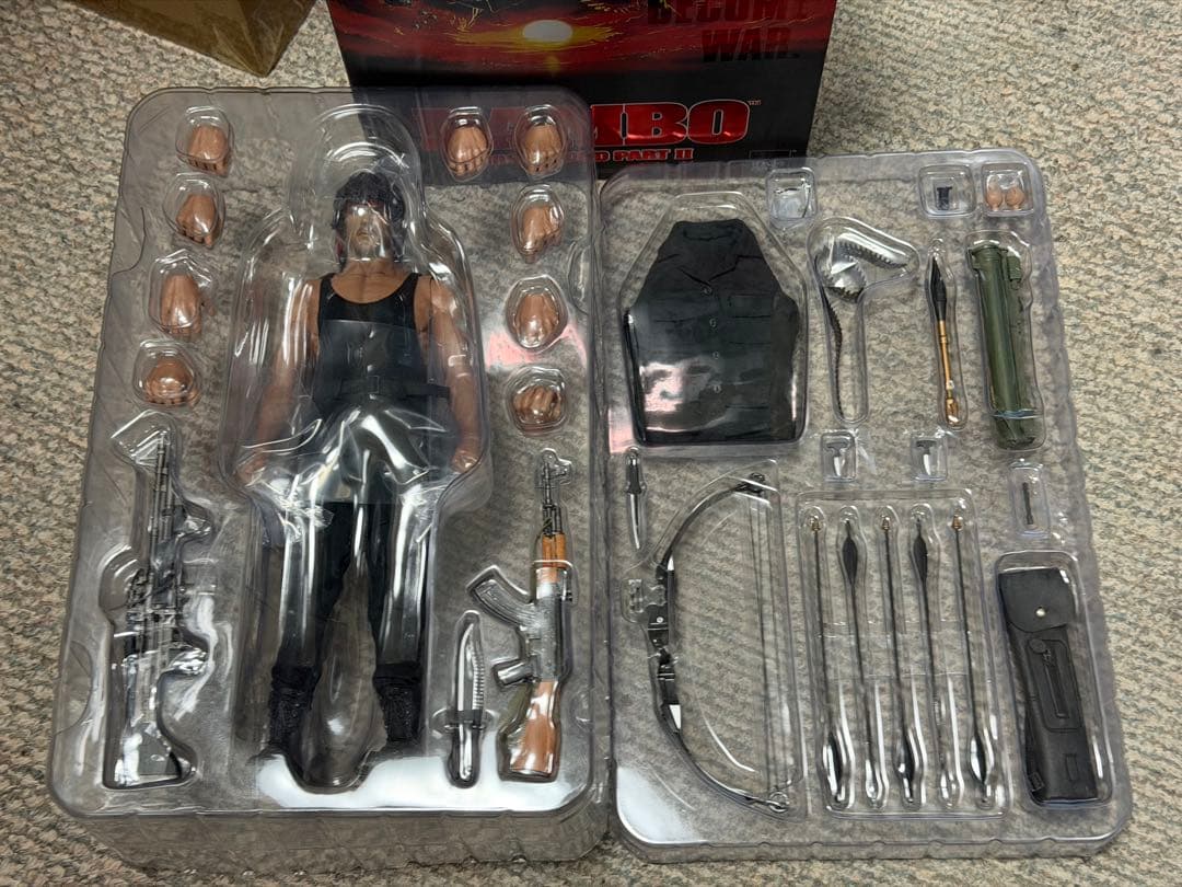 three zero 1/6 ランボー first blood Ⅱフィギュア