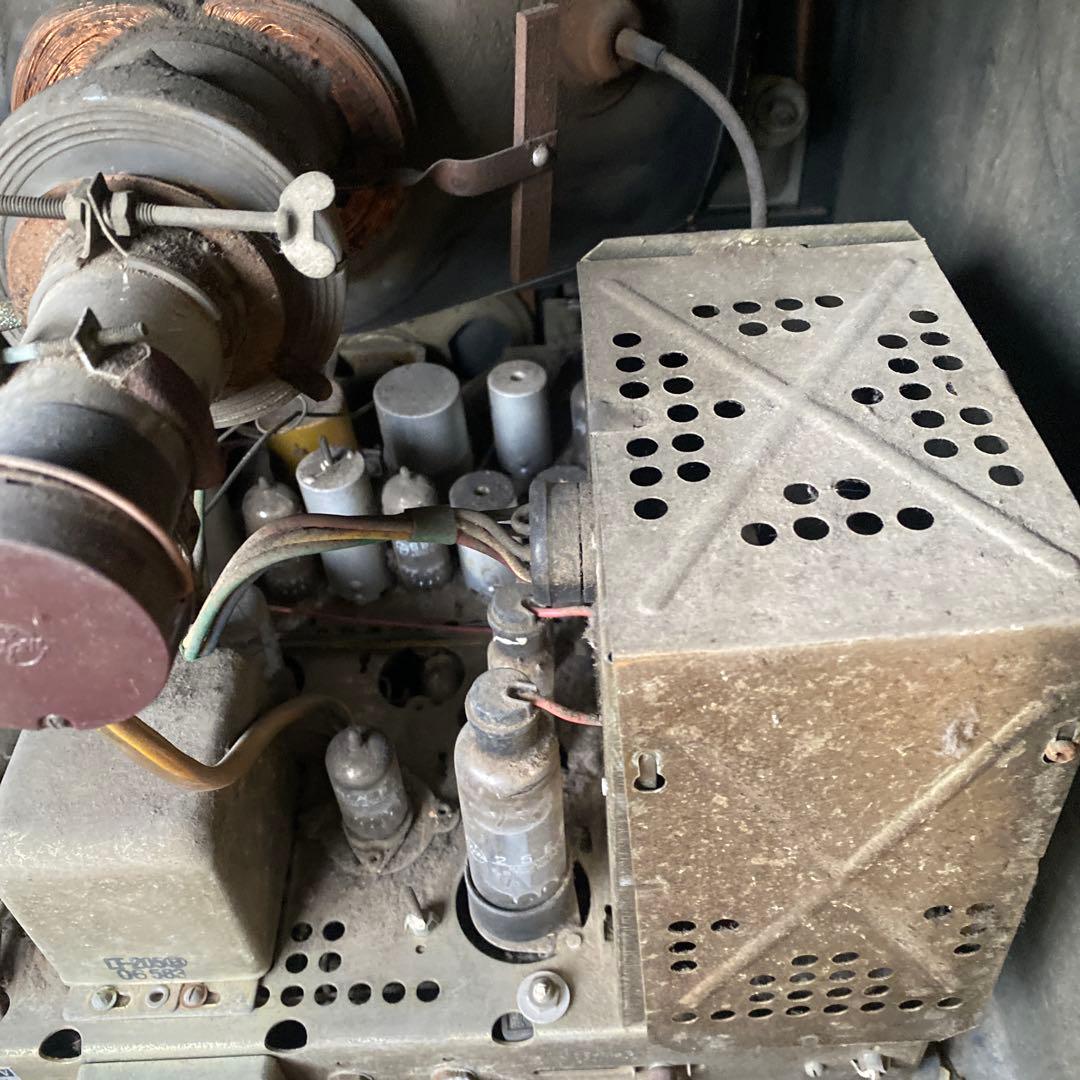 白黒テレビ　昭和レトロ　アンティーク　ナショナル　ディスプレイ用に！