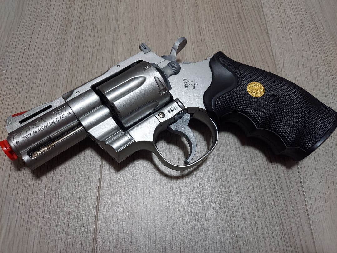 青少年育成条例適合　極美品　クラウンモデル　コルトパイソン　M19　合法玩具