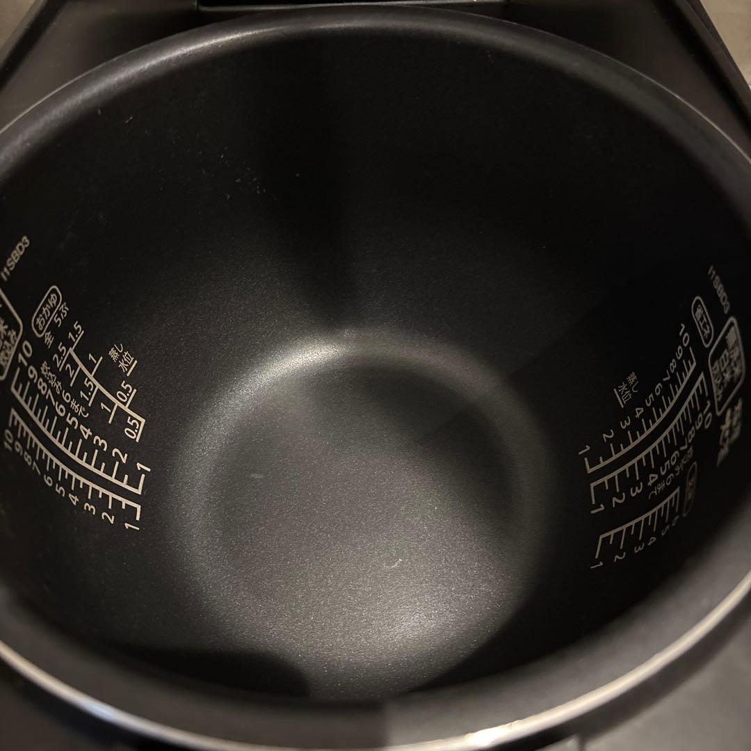 美品☆IRIS OHYAMA☆10合炊き 大火力IH炊飯器 ブラック 銘柄炊き