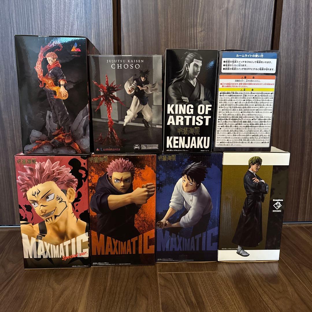 呪術廻戦　フィギュア　8体まとめ売り　宿難/脹相/乙骨/虎杖/禪院/夏油/リカ