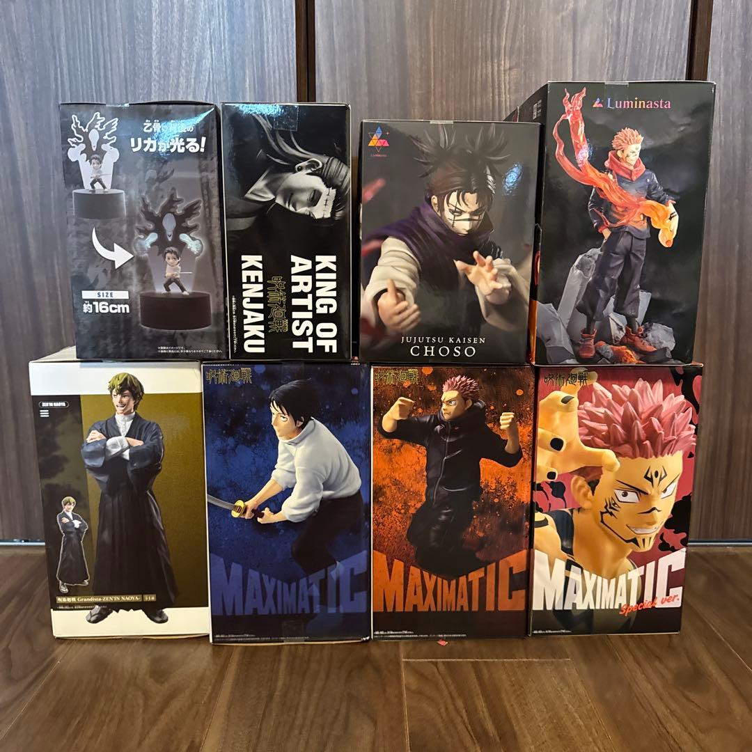 呪術廻戦　フィギュア　8体まとめ売り　宿難/脹相/乙骨/虎杖/禪院/夏油/リカ