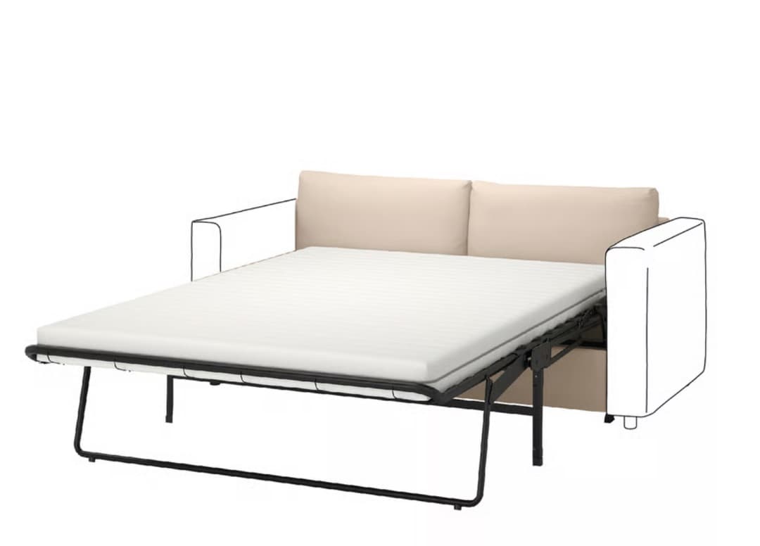 IKEA ヴィムレ 2人掛けソファベッドセクション, ハーラルプ ベージュ