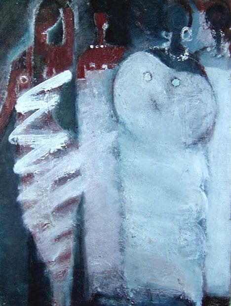 油絵 菅家令子 絵 絵画 インテリア 額付(黒) F4-72023 女性像