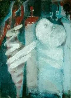 油絵 菅家令子 絵 絵画 インテリア 額付(黒) F4-72023 女性像