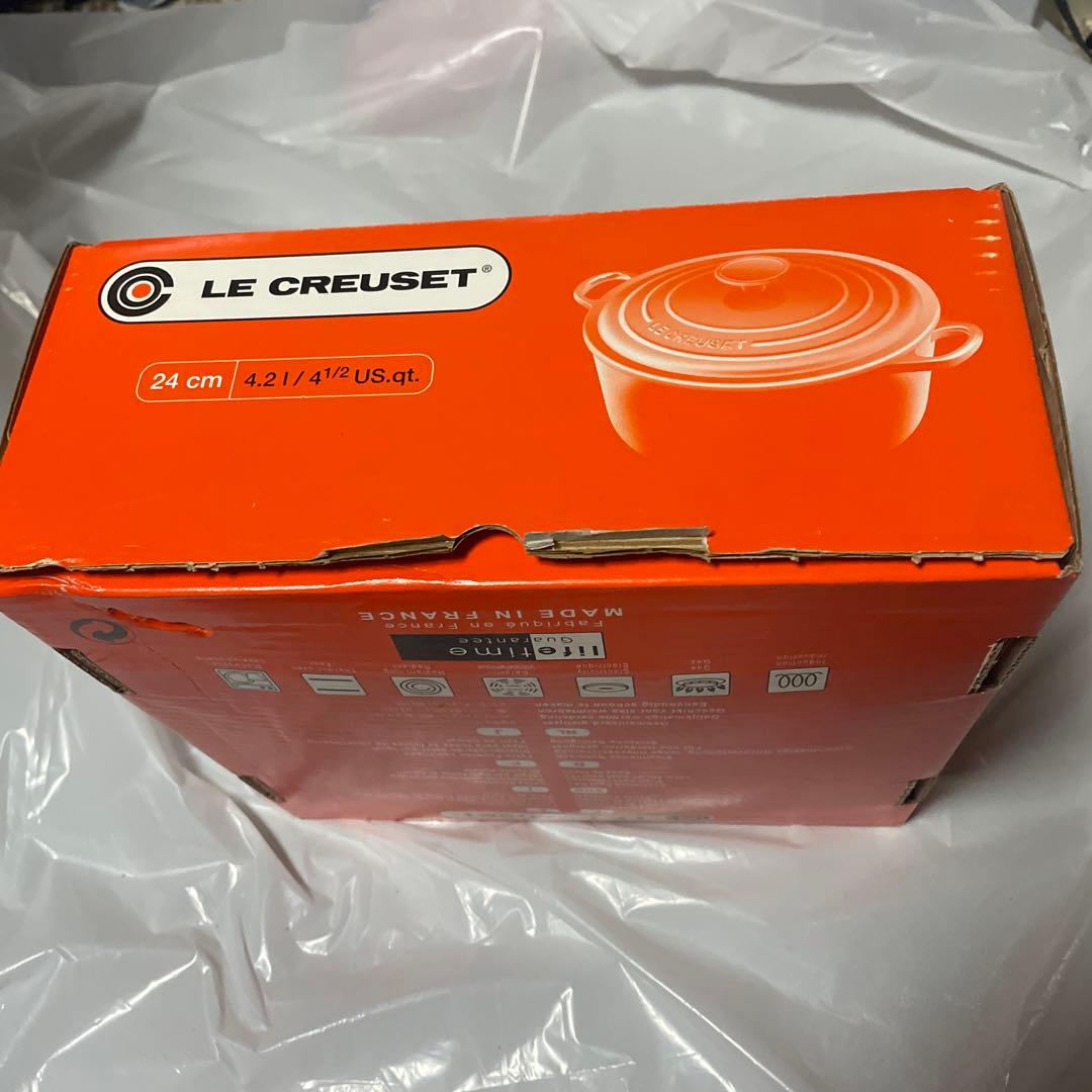 ひ*り様 LE CREUSET 両手鍋 24cm 4.21qt