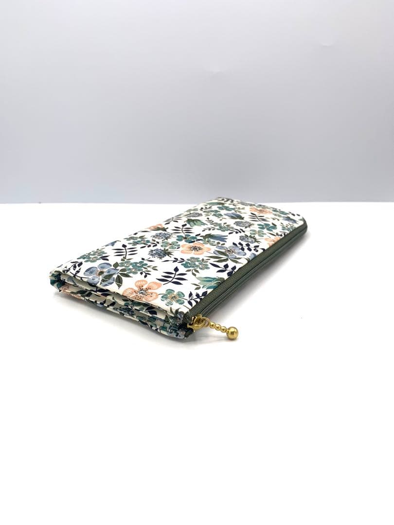 L型ファスナー　ロングウォレット　ハンドメイド