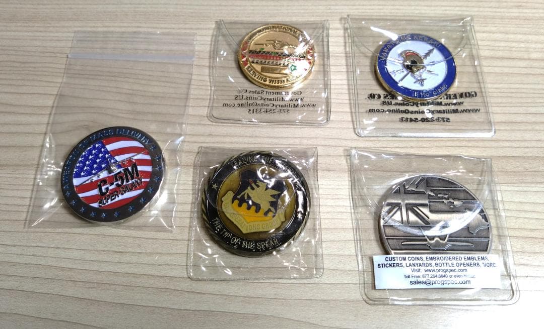 アメリカ軍　チャレンジ5枚セット