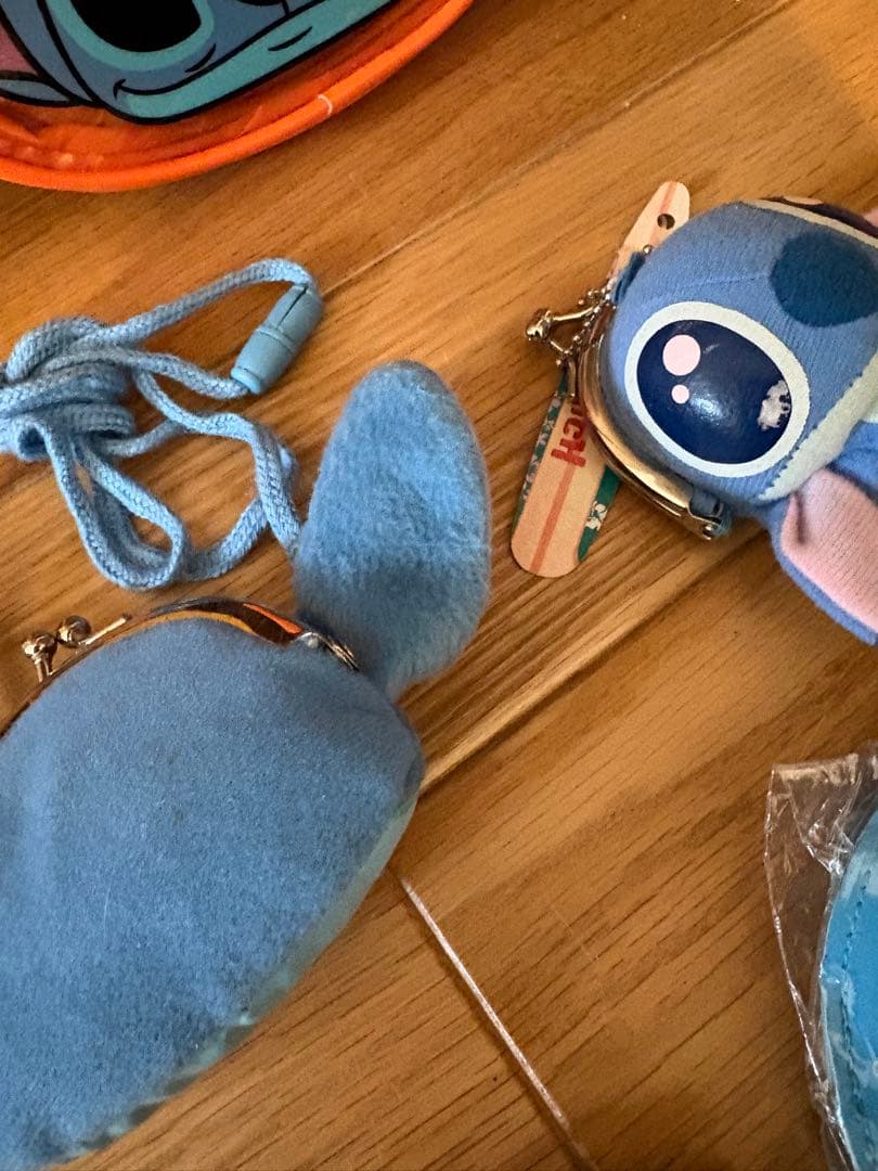 レトロ　ディズニー　スティッチ　平成レトロ　新品ばかり　キーホルダー　ポーチ