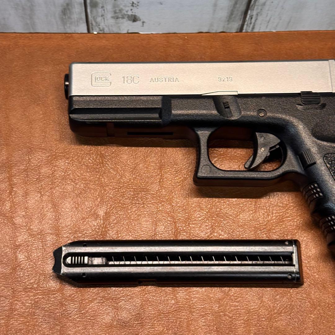 東京マルイ　電ハン　グロック18C シルバースライド　【SBD付き】