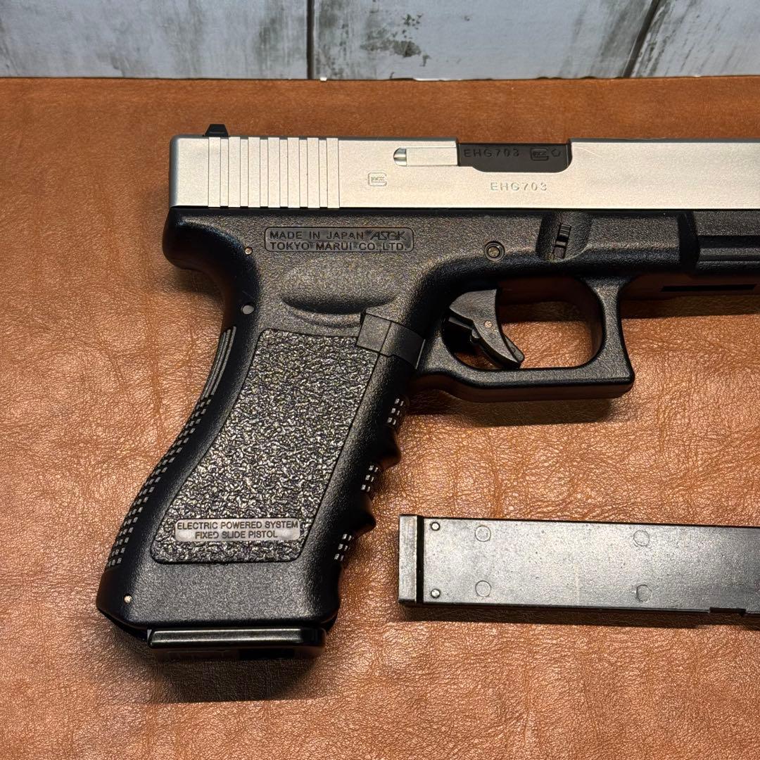 東京マルイ　電ハン　グロック18C シルバースライド　【SBD付き】
