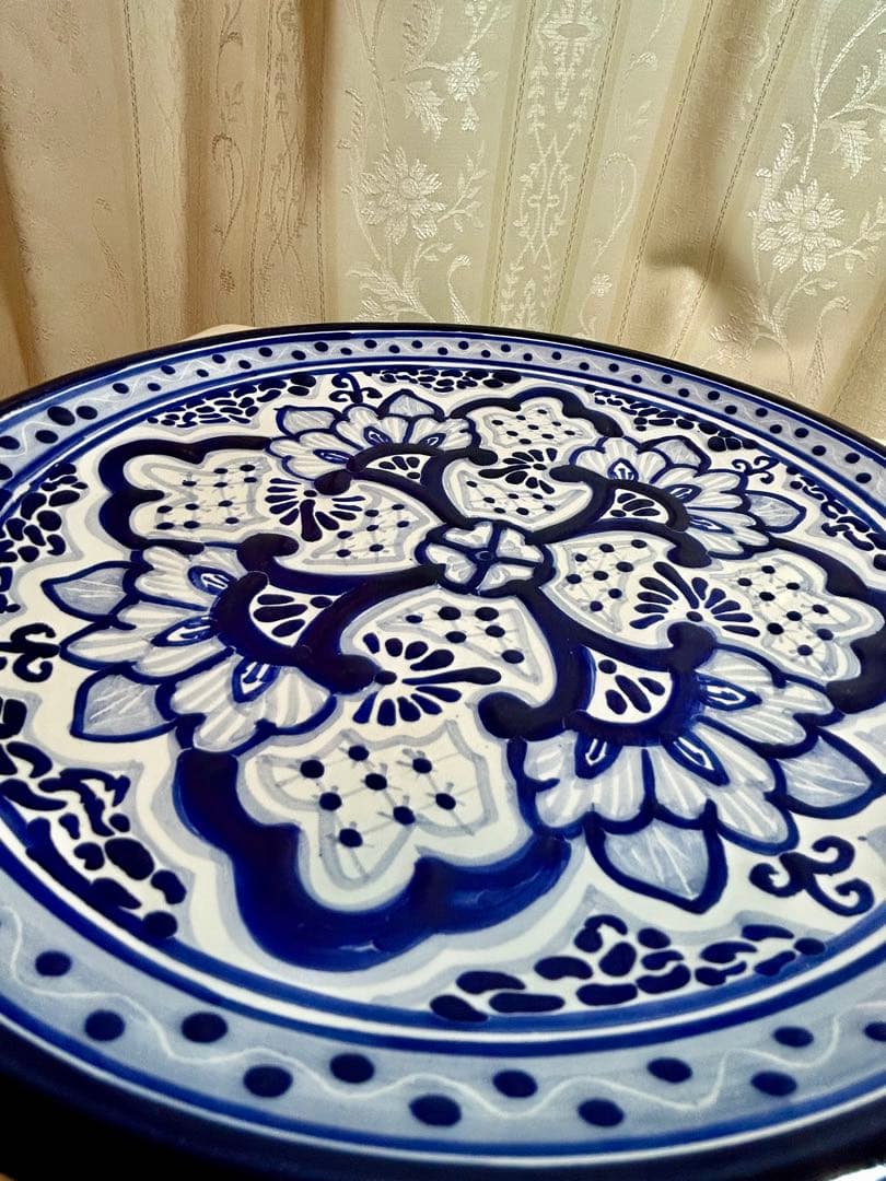 メキシコ　タラベラ焼き　大皿5 ワカモレボウル3ケ　4個セット