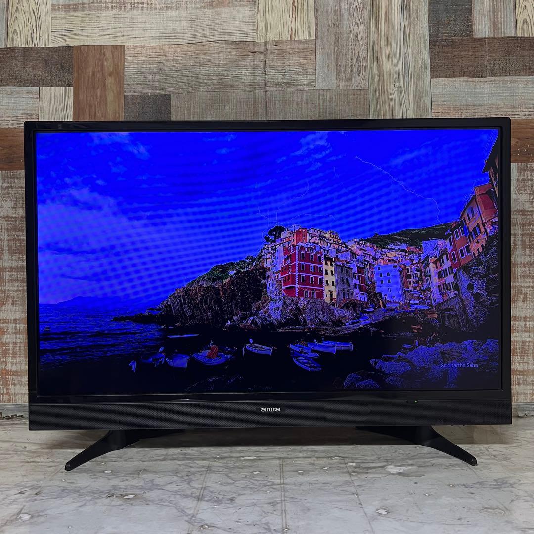 全国送料込❣️aiwa32V型地デジ・BS・CSWチューナー裏番組録画対応テレビ