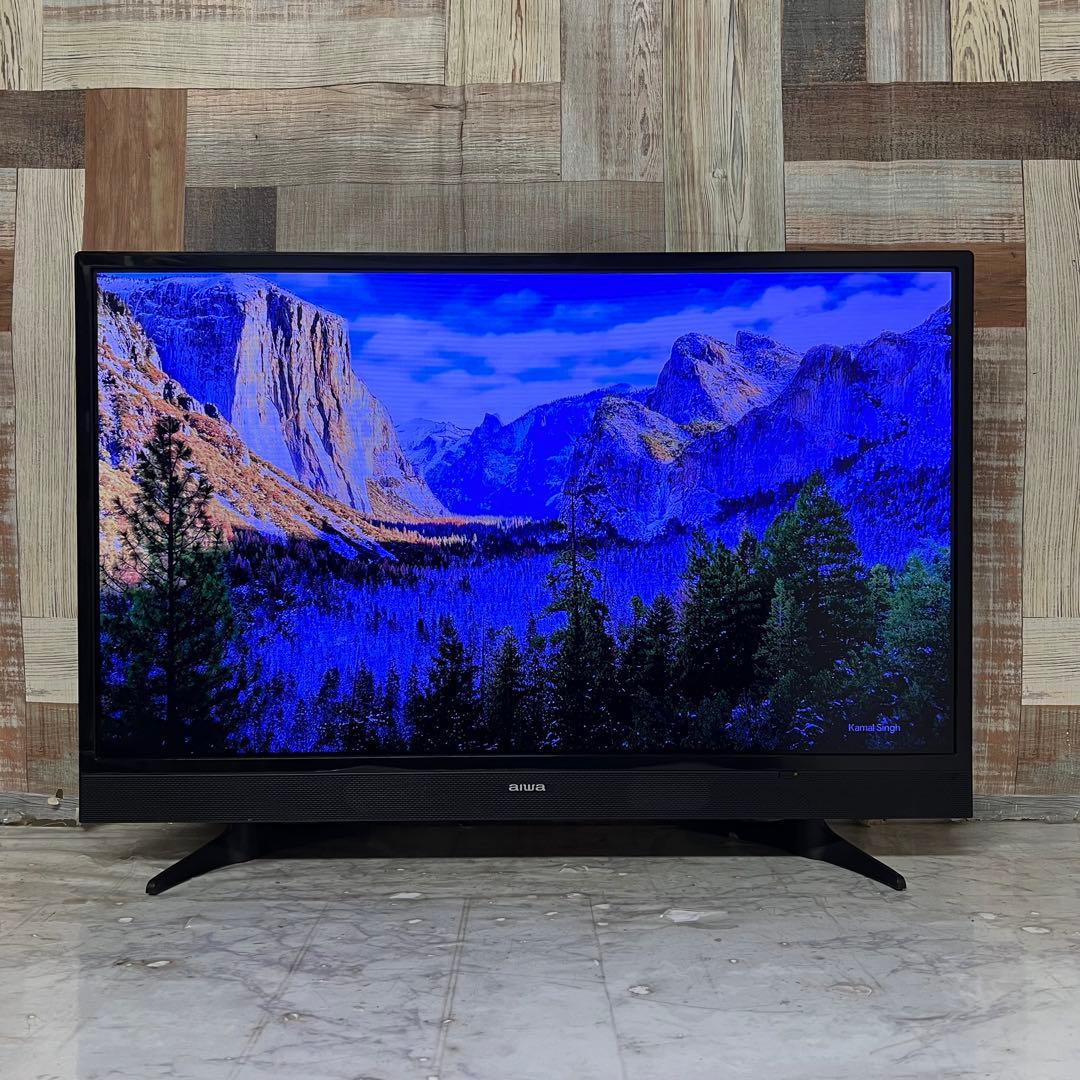 全国送料込❣️aiwa32V型地デジ・BS・CSWチューナー裏番組録画対応テレビ