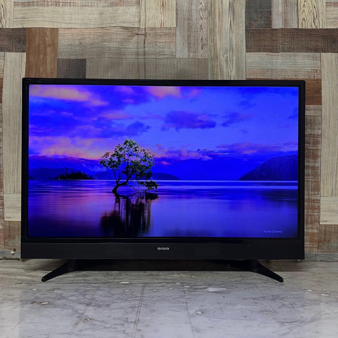 全国送料込❣️aiwa32V型地デジ・BS・CSWチューナー裏番組録画対応テレビ